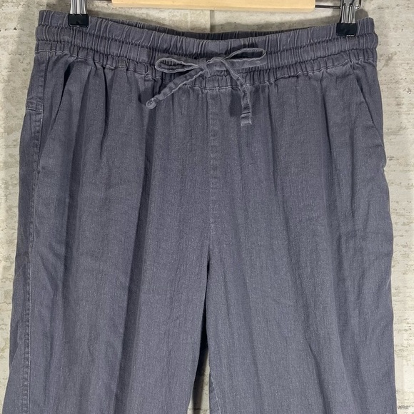 32 DEGREES COOL Linen Pull On Gray Pants Size Medium - Picture 2 of 9